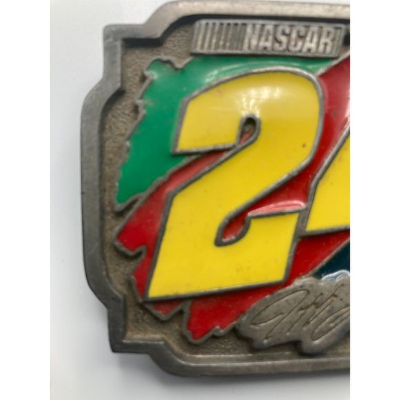American Legends NASCAR Jeff Gordon 24 Pewter Belt Buckle Special Edition - Picture 3 of 8